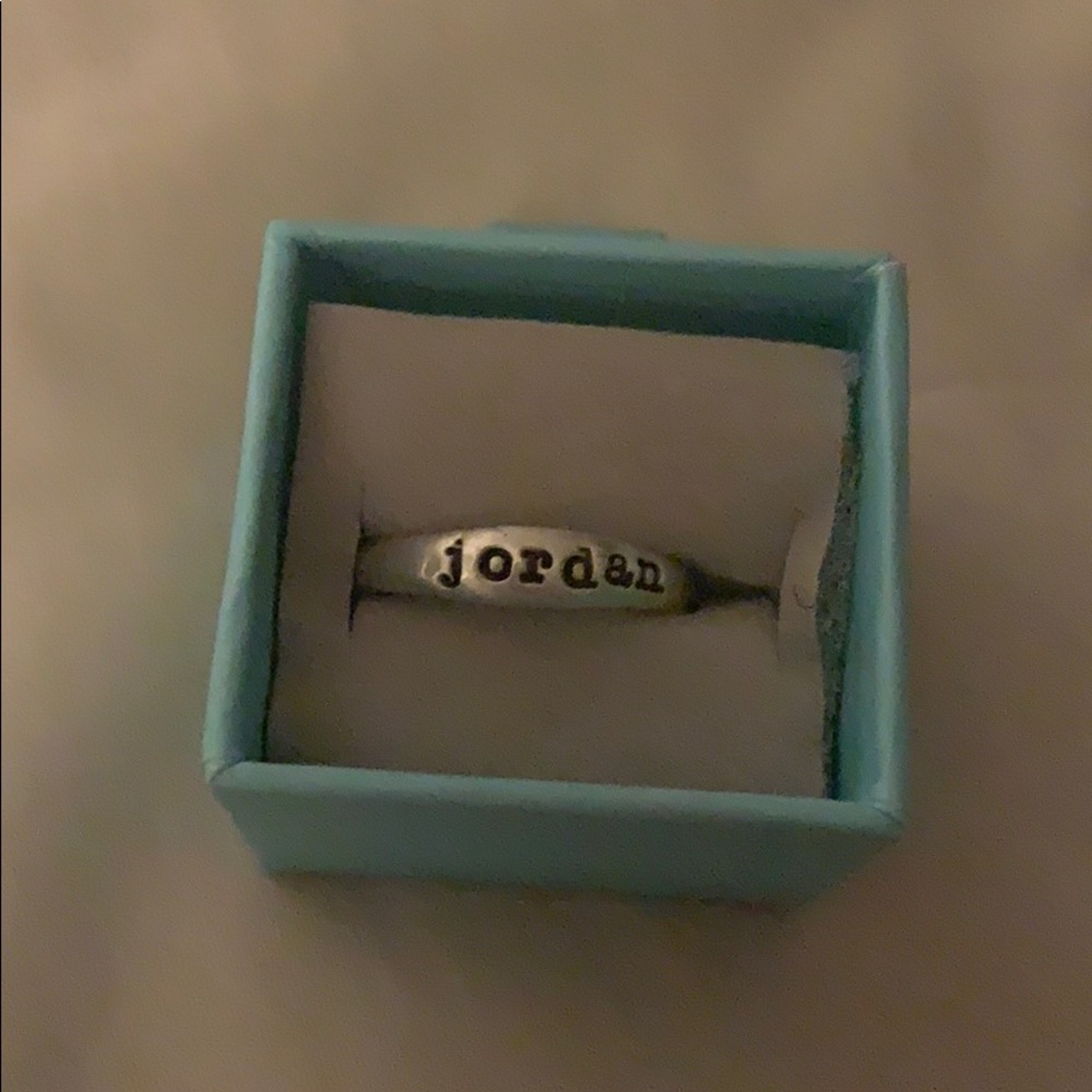 Size 7 Ring “Jordan” engraved